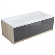 Акриловая ванна прямоугольная Cersanit smart 170 левая