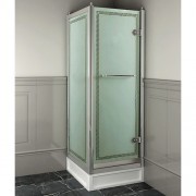 Душевое ограждение прямоугольное Devon&Devon Savoy X70 69*109 см, с декоративными элементами,стекло с декором 2S, цвет: хром