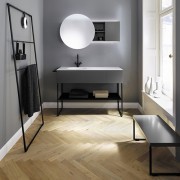 Комплект напольной мебели Burgbad Coco 120x50x87 см, цвет серый