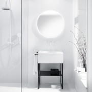 Комплект напольной мебели Burgbad Coco 60x50x87 см, цвет белый