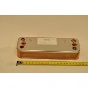 Теплообменник ГВС на 14 пластин для котлов Baxi ECO-3, LUNA арт. 711613000