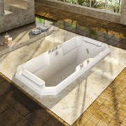 Акриловая ванна Радомир (Fra Grande) Фернандо 190х90, на ножках (комплектация золото) (4-01-3-0-1-422)