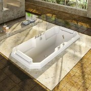 Акриловая ванна Радомир (Fra Grande) Фернандо 190х90, с рамой-подставкой (комплектация хром) (4-01-2-0-1-421)