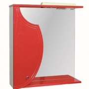 Зеркало-шкаф навесной MIXLINE ГЛОРИ-65 красный ПВХ (517692)
