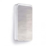 Зеркало-шкаф RAVAL Pure 46 Белый с подсветкой универсальный (Pur.03.46/W)